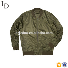 Нейлон простой топ дизайн varsity куртка мужчин куртка бомбардировщика оптом в Китае